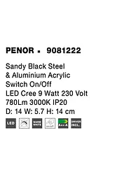 Світильник Nova Luce PENOR 9081222 - мініатюра 9