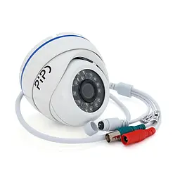 Камера PiPo 2 Мп мультиформатна в металевому куполі PP-D1O24F200ME 2.8 (мм)