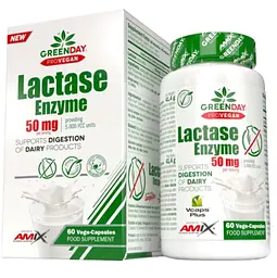 Натуральна добавка Amix GreenDay ProVegan Lactase Enzyme 60 капсул