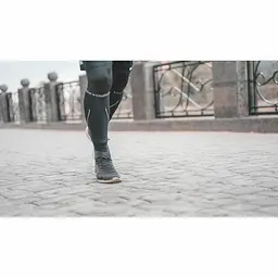 Високі водонепроникні шкарпетки Dexshell Compression Mudder (Чорні із сірим) S - мініатюра 5