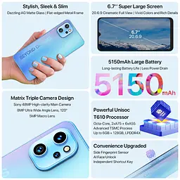 Смартфон Umidigi A13 Pro 4/128Gb UA-UCRF Dual Sim Galaxy Blue [69412] - мініатюра 5