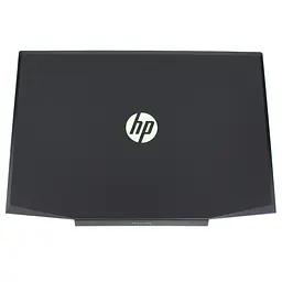 Кришка дисплея для ноутбука HP (Pavilion: 15-CX), black (green logo), оригінал - мініатюра 2