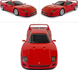 Автомодель на радіокеруванні Mondo Ferrari F40 2020, 1:24 червоний (63581) - мініатюра 2