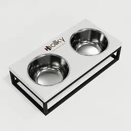 Hollky Base S — миски на підставці для маленьких собак та котів (2 × 0,45 л) - мініатюра 8