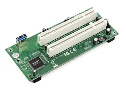 Контролер Frime PCI-E x1 to 2xPCI, ASM1083 (ECF-PCIEtoPCI002)