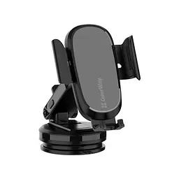 Універсальний автотримач ColorWay Dashboard Car Wireless Charger 15W Black (CW-CHAW037Q-BK) - мініатюра 2