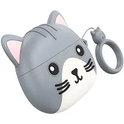 Навушники Hoco Cat True wireless stereo headset EW46 сірі - мініатюра 2