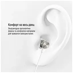 Навушники ColorWay 3.5 mm Wired Earphone UrbanBeat White (CW-WD03WT) - мініатюра 9