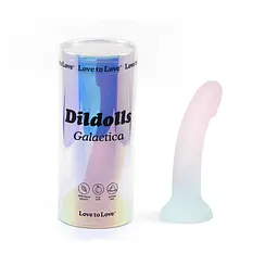 Фалоімітатор Love To Love Dildolls Galactica 19 см мульти - мініатюра 5