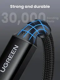 Кабель зарядний UGREEN USB C to USB C Charger Cable 100 W кабель для швидкого заряджання 2 м Black (US555) - мініатюра 5