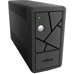 Джерело безперебійного живлення NJOY Keen 600 (UPLI-LI060KU-CG01B) Lin.int., AVR, 2 x евро, USB, пластик - мініатюра 3