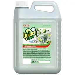 Засіб для ручного миття посуду PRO service Golden Lime Без ароматизаторів та барвників 5 л (4823071665062) - мініатюра 1