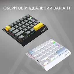 Клавіатура Ajazz AK029 Ice Island магнітні перемикачі чорна/жовта (AK029-I-BY) [175686] - мініатюра 8