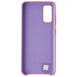 Оригінальний силіконовий чохол Silicone Cover Samsung Galaxy S20 (6.2") Pink (EF-PG980TPEGRU) - мініатюра 5