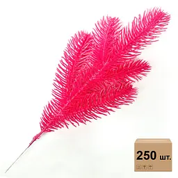 Гілка хвойна лита Hvoya Blush Pink рожева 33 см 250 шт.