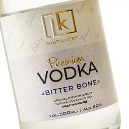 Горілка LK Distillery Premium Гірка Кісточка, 40%, 0,5 л - мініатюра 6