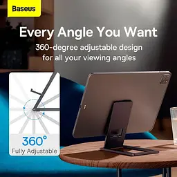 Підставка для телефону Baseus Foldable Metal gray - мініатюра 6