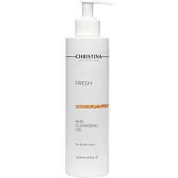 Очищающий гель для всех типов кожи Christina Fresh AHA Cleansing Gel с фруктовыми кислотами 300 мл