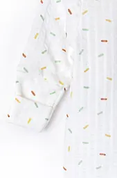 Чоловічок для немовлят на блискавці Confetti з тканини інтерлок жатка - мініатюра 3