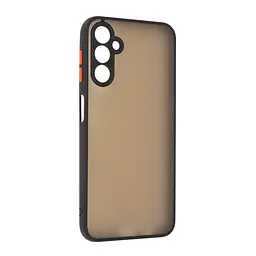 Чехол-накладка для Samsung Galaxy A14 5G (A146)/A14 4G (A145), Frosted Matte, черный, противоударный чехол с защитой всего корпуса, термополиуретан TPU + поликарбонат PC, ArmorStandart (ARM66709)