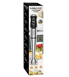 Занурювальний блендер Sokany SK-02006 2 швидкості Turbo нержавіюча сталь 800 Вт - мініатюра 9
