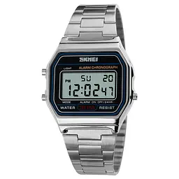 Наручний годинник чоловічий Skmei 1123 Silver, 1123SI (12314)