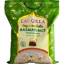 Рис Басматі Lal Qilla Basmati Rice Parboiled пропарений 5 кг
