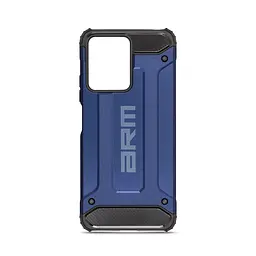Чехол для Xiaomi Redmi Note 12 4G, Panzer, синий, противоударный, бронированный, милитари, панель-накладка, защита всего корпуса, защита дисплея и камеры, термополиуретан (TPU) + поликарбонат (PC), ArmorStandart (ARM70809)