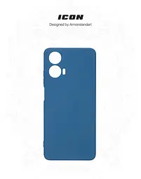 Чехол ArmorStandart ICON для Motorola G24 Power Camera cover Blue (ARM73883) - мініатюра 3