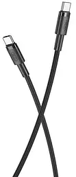 Кабель XO USB NB-Q199 Type-C-Type-C 100W 5A 1.5m Black (G-000001610) - мініатюра 2