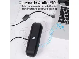 Звукова карта Vention USB AUX 1 м Black (CDYBF) - мініатюра 3