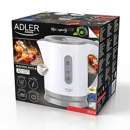 Електрочайник Adler AD 1371 grey 0,8 л - мініатюра 10