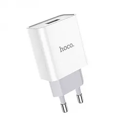 Зарядний пристрій HOCO C81A Asombroso два USB-порти Type-C зі знімним кабелем Білий - мініатюра 2