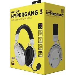 Ігрові навушники Hator Hypergang 3 Wireless White (ESH56) [145529] - мініатюра 6