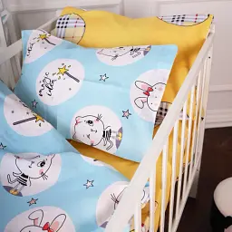 Підковдра MirSon 20-0044 Cats and bunnies бязь 110х140 см (2200010273717) - мініатюра 4