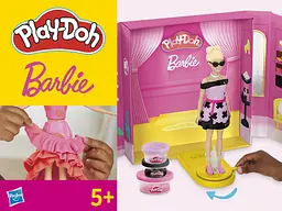 Набір для творчості Play-Doh Barbie Показ Моди з масою для ліплення (G1356) - мініатюра 3