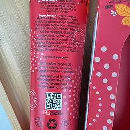 Зубная паста hey you Probiotic Care с пробиотиками, защита десен (фтор 1448 ppm, хлоргексидин 0,1%) 100 мл - миниатюра 3