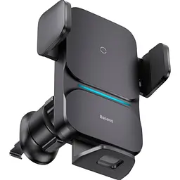 Автотримач із бездротовою зарядкою Baseus Wisdom Auto Alignment 15W Black (CGZX000001) [82041] - мініатюра 1