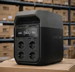 Зарядна станція EcoFlow Delta 3 (1024 Вт·год) 1800 Вт 4 євро розетки екофлоу x-boost 2700Вт(всплеск), швидка зарядка - мініатюра 2