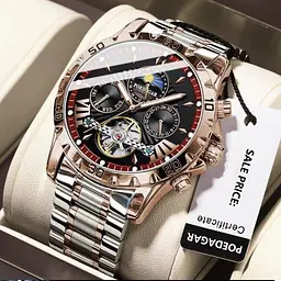 Чоловічий механічний годинник Poedagar Mechanical - мініатюра 2