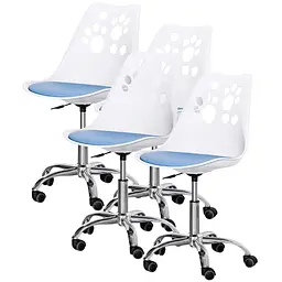 Дитяче крісло Evo-Kids Indigo White/Blue 4 шт. (H-232 W/BL-Х4)