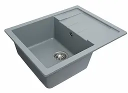Кухонна мийка Platinum 6550 INTENSO сірий мусон (SP000025111) - мініатюра 2