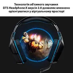 Навушники Logitech G432 7.1 Surround Sound Wired Gaming Headset (981-000770) - мініатюра 3