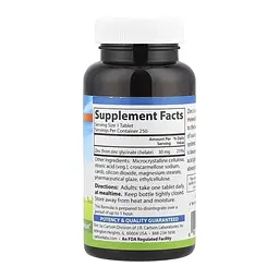 Цинк Carlson Laboratories Chelated Zinc 250 tabs (1086-2023-10-4571) - мініатюра 2