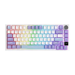 Клавіатура Ajazz AK820 Pro Gift Switch Purple RGB USB/Wireless/Bluetooth UA Purple (AK820PRO-G-PWB) - мініатюра 3