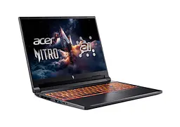 Acer Ноутбук Acer Nitro V 16 ANV16-42 16" WUXGA IPS, AMD R7-260, 32GB, F1TB, NVD5060-8, Lin, чорний - мініатюра 4