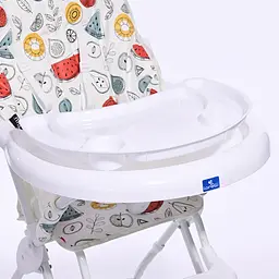Зручний стільчик для годування малюка BonBon Frosted Beige Balloon з підніжкою Lorelli Бежевий - мініатюра 3