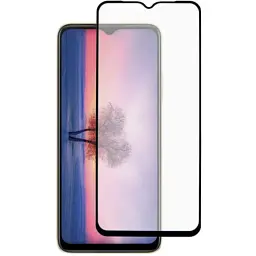 Стекло защитное Dengos Full Glue Oppo A17 black frame (TGFG-254) - миниатюра 2
