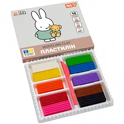 Пластилін Yes Miffy 10 кольорів 200 г (540718) - мініатюра 2