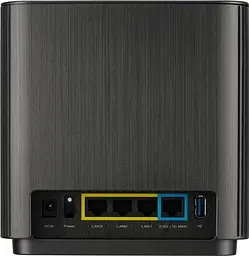ASUS Маршрутизатор ZenWiFi XT9 2PK AX7800 3xGE LAN 1x2.5GE WAN 1xUSB 3.2 MU-MIMO OFDMA MESH black - мініатюра 3